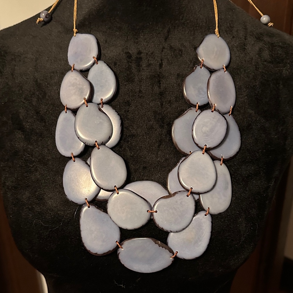Elegant Blue Statement Necklace